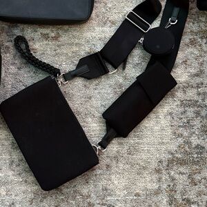 Athleta Black Crossbody Bag